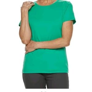 Croft & Barrow Green Tee